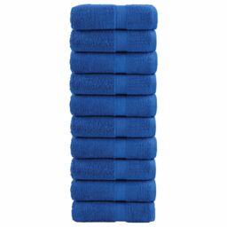 Berkfield Home Premium Guest Towels SOLUND 10pcs Blue 30x50cm 600gsm