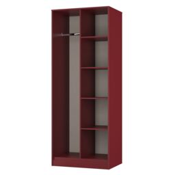 Ready Assembled 2 U Fuji Open Wardrobe (Ready Assembled) in Dark Red - thumbnail 4