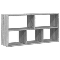 Berkfield Home Wall Shelf Grey Sonoma 100x25x50 cm Engineered Wood - Size: 100 x 25 x 50 cm - thumbnail 6