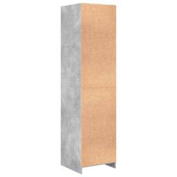 Berkfield Home Wardrobe Concrete Grey 50x50x200 cm Engineered Wood - Size: 50 x 50 x 200 cm - thumbnail 7