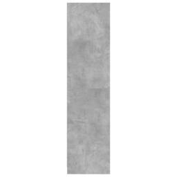 Berkfield Home Wardrobe Concrete Grey 50x50x200 cm Engineered Wood - Size: 50 x 50 x 200 cm - thumbnail 6