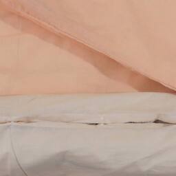 Berkfield Home Duvet Cover Set Pink 155x220 cm Cotton - thumbnail 4