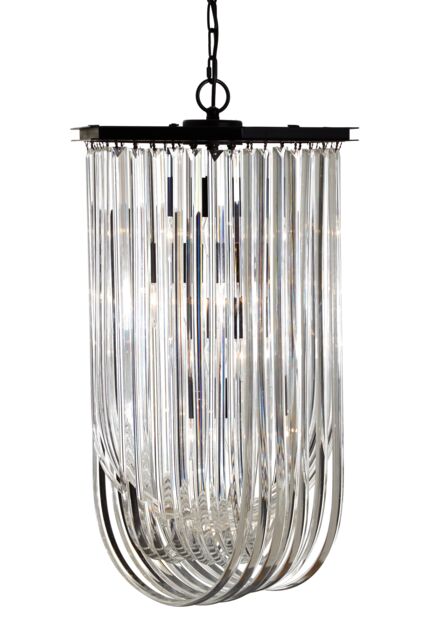 Orsina Kensington Townhouse Long Pendant Light in Black - image 1