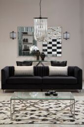 Orsina Kensington Townhouse Long Pendant Light in Black - thumbnail 2