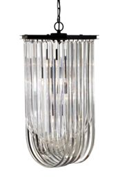 Orsina Kensington Townhouse Long Pendant Light in Black - thumbnail 1