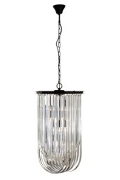 Orsina Kensington Townhouse Long Pendant Light in Black - thumbnail 4