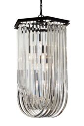Orsina Kensington Townhouse Long Pendant Light in Black - thumbnail 3