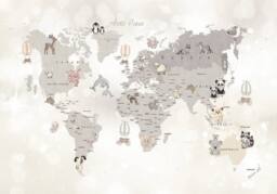 Superfresco Easy Whole Wide World Neutral Print To Order 3m x 2.8m Mural in Beige - thumbnail 4