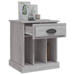 Berkfield Home Bedside Cabinets 2 pcs Grey Sonoma 43x36x50 cm - Size: 43 x 36 x 50 cm - thumbnail 5