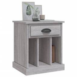 Berkfield Home Bedside Cabinets 2 pcs Grey Sonoma 43x36x50 cm - Size: 43 x 36 x 50 cm - thumbnail 4
