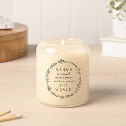 Moments Nanna Candle Small in Cream