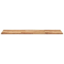 Berkfield Home Desk Top Oil Finished 140x50x2 cm Solid Wood Acacia in Brown - Size: 140 x 50 x 2 cm - thumbnail 4