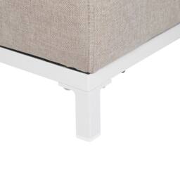 Wyld and Coco Elara Beige Outdoor/Indoor Ottoman Water Resistant Polyester - thumbnail 5