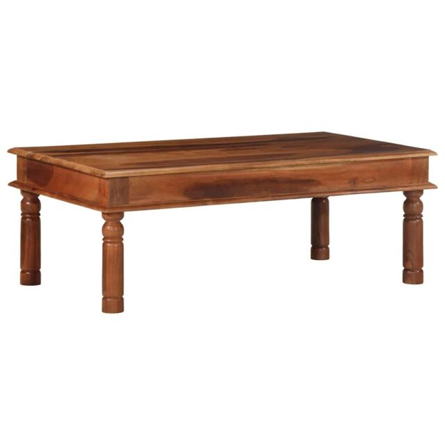 Berkfield Home Coffee Table 110x60x40 cm Solid Wood Acacia in Brown - Size: 110 x 60 x 40 cm - image 1