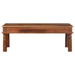 Berkfield Home Coffee Table 110x60x40 cm Solid Wood Acacia in Brown - Size: 110 x 60 x 40 cm - thumbnail 2