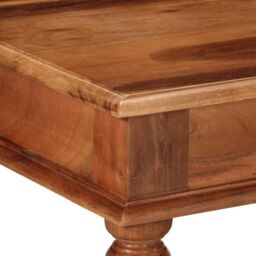 Berkfield Home Coffee Table 110x60x40 cm Solid Wood Acacia in Brown - Size: 110 x 60 x 40 cm - thumbnail 5