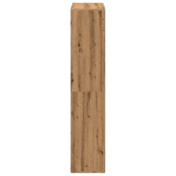 Berkfield Home Room Divider Bookcase Artisan Oak 69.5x29x137.5 cm Engineered Wood in Brown - thumbnail 6