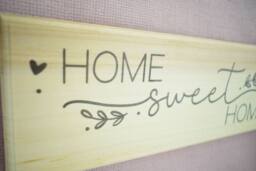 Amaya Rose Ltd Home Sweet Home Wall or Shelf Sign. Solid Wood Plaque. Wooden Décor in Beige - thumbnail 4