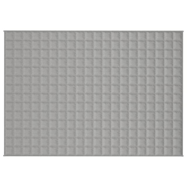 Berkfield Home Weighted Blanket Grey 135x200 cm Single 6 kg Fabric - image 1