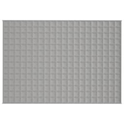 Berkfield Home Weighted Blanket Grey 135x200 cm Single 6 kg Fabric - thumbnail 1