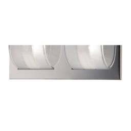 Netlighting Charis Flush Wall Lamp Switched 2 Light Polished Chrome Glass Crystal in Grey - thumbnail 5