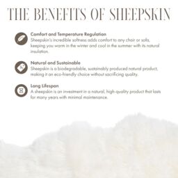 Infinity Leather Luxury Genuine Sheepskin Double Natural Fluffy Soft Real Wool Rug in White - Size: 180 cm x 60 cm - thumbnail 7