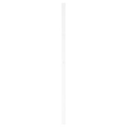 Berkfield Home Metal Headboard White 193 cm - thumbnail 4