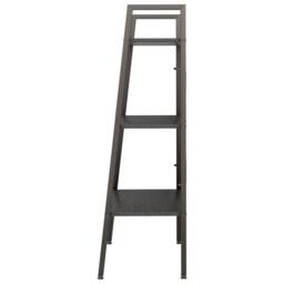 Berkfield Home 3-Tier Standing Shelf Black 56x35x108 cm - Size: 56 x 35 x 108 cm - thumbnail 4