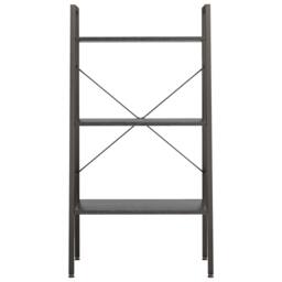 Berkfield Home 3-Tier Standing Shelf Black 56x35x108 cm - Size: 56 x 35 x 108 cm - thumbnail 3