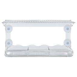 Berkfield Home Window Bird Feeders 2 pcs Acrylic 30x12x15 cm in Black - Size: 30 x 12 x 15 cm - thumbnail 4