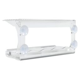 Berkfield Home Window Bird Feeders 2 pcs Acrylic 30x12x15 cm in Black - Size: 30 x 12 x 15 cm - thumbnail 6