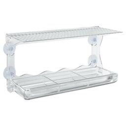 Berkfield Home Window Bird Feeders 2 pcs Acrylic 30x12x15 cm in Black - Size: 30 x 12 x 15 cm - thumbnail 3