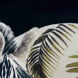 Paoletti Leopardis Zebra Woven Outdoor Cushion - Size: 50 cm x 50 cm - thumbnail 4