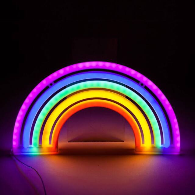 VFM e-Store Novelty Light Rainbow Cute Lighting Decoration . Multicolour - image 1