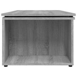 Berkfield Home Coffee Table Grey Sonoma 150x50x35 cm Engineered Wood - Size: 150 x 50 x 35 cm - thumbnail 9