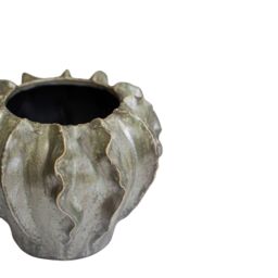Ivyline Scarlet Coral Reef Green Planter H18cm D23cm - thumbnail 3