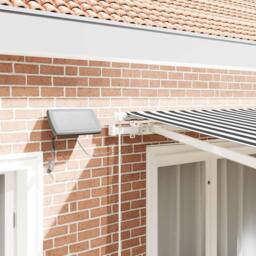 Berkfield Home Manual Retractable Awning with LED Anthracite&White 300x250 cm - thumbnail 4