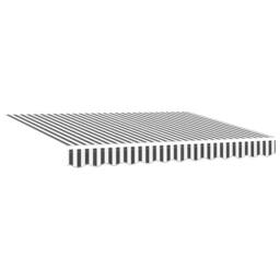 Berkfield Home Manual Retractable Awning with LED Anthracite&White 300x250 cm - thumbnail 6