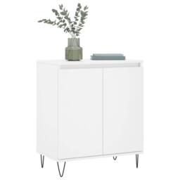 Berkfield Home Sideboard White 60x35x70 cm Engineered Wood - Size: 60 x 35 x 70 cm - thumbnail 3