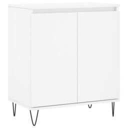 Berkfield Home Sideboard White 60x35x70 cm Engineered Wood - Size: 60 x 35 x 70 cm - thumbnail 1