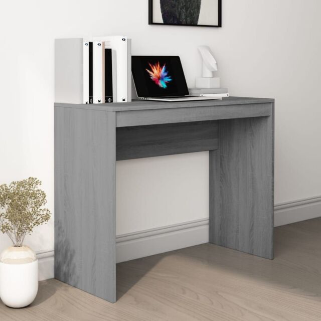 Berkfield Home Desk Grey Sonoma 90x40x72 cm Engineered Wood - Size: 90 x 40 x 72 cm - image 1