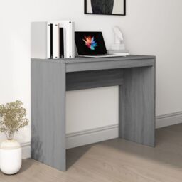 Berkfield Home Desk Grey Sonoma 90x40x72 cm Engineered Wood - Size: 90 x 40 x 72 cm
