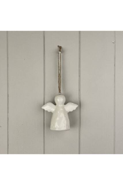 KDMD White Ceramic Hanging Angel Decoration - image 1