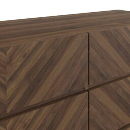 GFW Catania 3+3 Drawer Chest in Walnut - thumbnail 4
