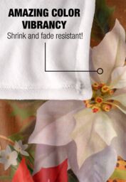 JQ Licensing Lc-Jp Winter Floral Poinsettias Silky Touch Super Soft Throw Blanket 152 X 127 cm in White - thumbnail 4