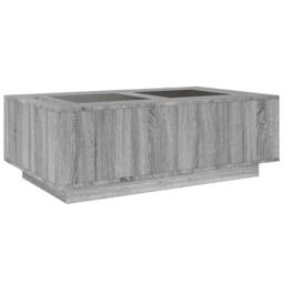 Berkfield Home Coffee Table with Infinity LED Grey Sonoma 116x69x40 cm - Size: 116 x 69 x 40 cm - thumbnail 8
