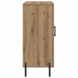 Berkfield Home Modern Artisan Oak Sideboard - 90x34x80 cm - Made of Engineered Wood in Brown - Size: 90 x 34 x 80 cm - thumbnail 7