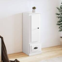 Berkfield Home Highboard White 36x35.5x103.5 cm Engineered Wood - thumbnail 2