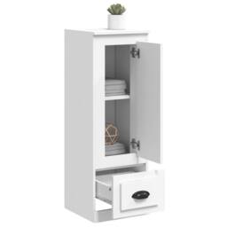 Berkfield Home Highboard White 36x35.5x103.5 cm Engineered Wood - thumbnail 4