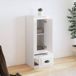 Berkfield Home Highboard White 36x35.5x103.5 cm Engineered Wood - thumbnail 1